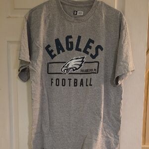 NFL Eagles Gray Short Sleeve T-Shirt